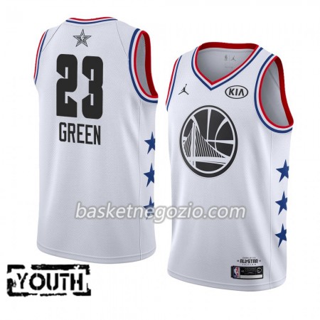 Canotte Bambino Golden State Warriors Draymond Green 23 2019 All-Star Jordan Brand Bianco Swingman
